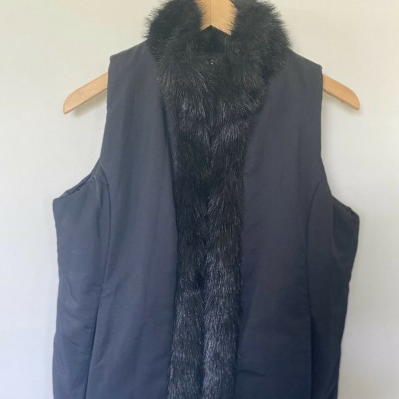 Weatherproof Women’s Faux Fur Puffer Quilted Vest - Picture 2 of 7